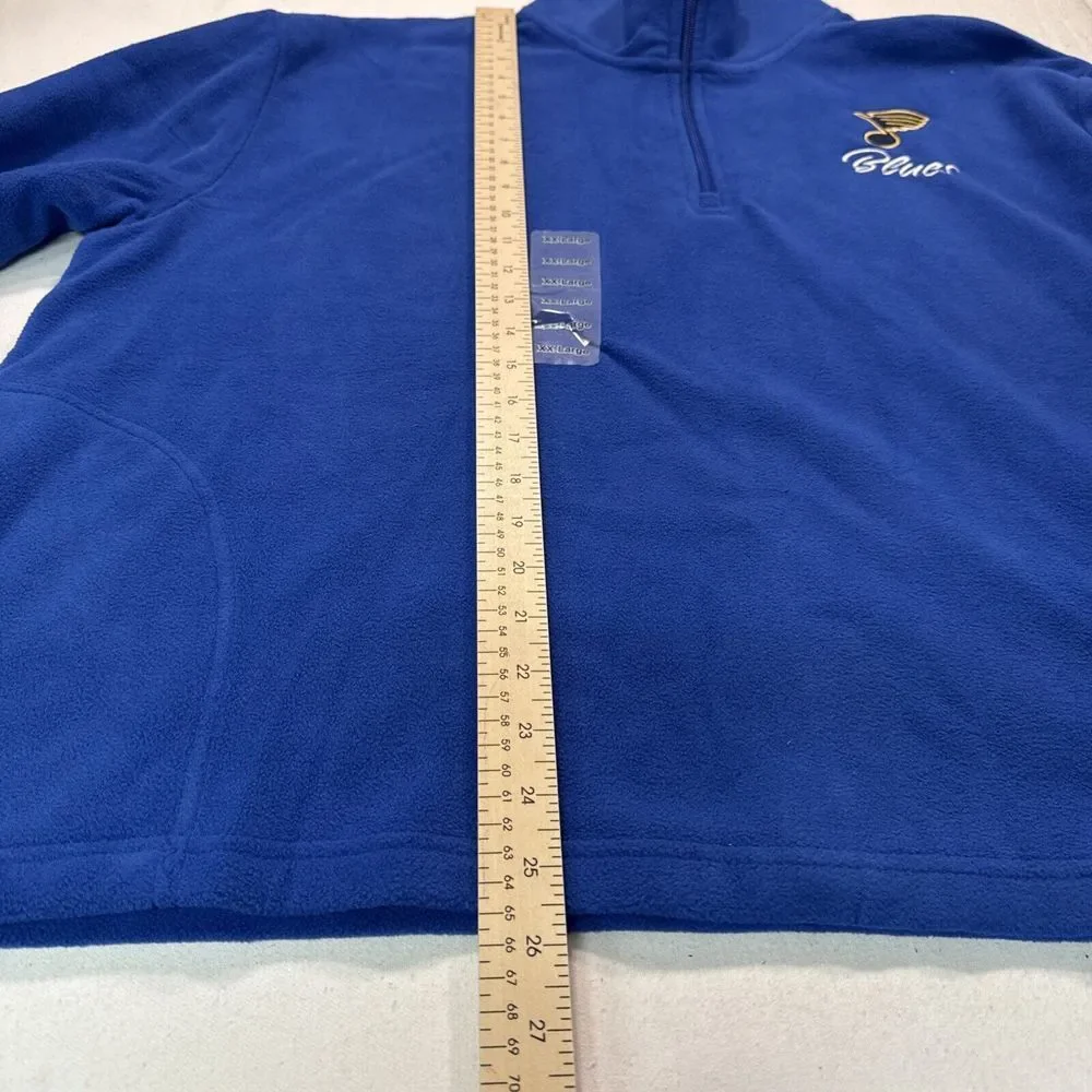 GG NHL Quarter‎ zip St.louis Blues Pullover, NWT, NHL, Hockey, Christmas